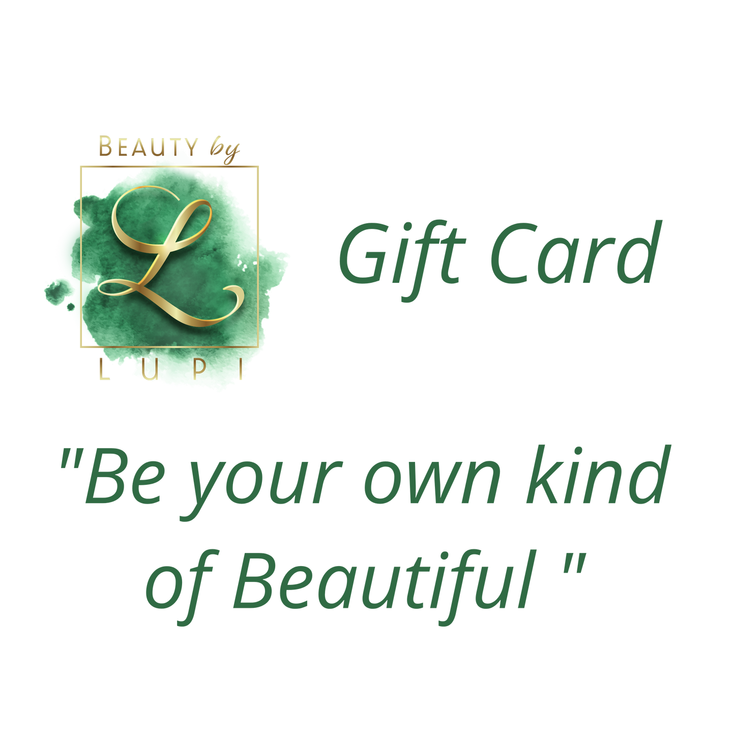 Beauty by Lupi Gift Card